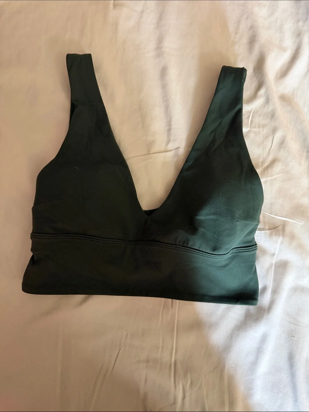 lululemon athletica Align V-Neck Bra — Legacy Green
